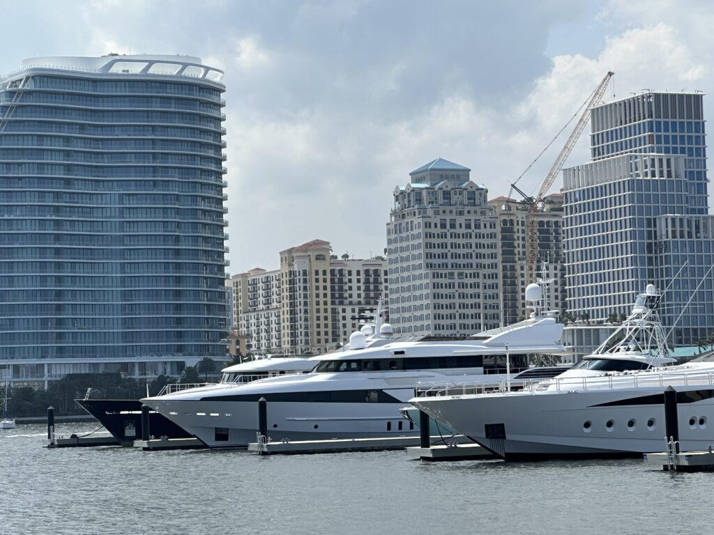 West Palm Beach from the intracoastal